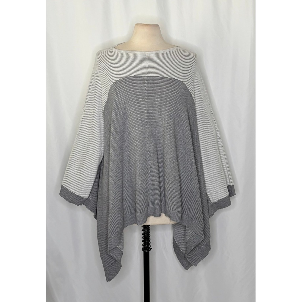 LULULEMON It All Lines Up Poncho Heathered Core Ultra Light Grey Medium Grey O/S - Picture 3 of 14